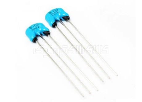 خازن فیدترو 10 نانو فاراد EMI FILTER (BLUE)