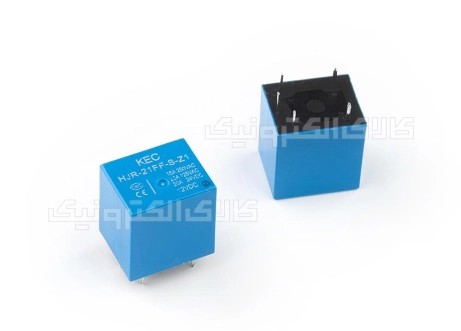 رله میلون بلند 12 ولت 1 کنتاکت 20 آمپر KEC | HJR-21FF-S-Z1-12VDC(BLUE)