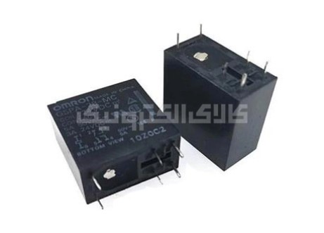 رله پکیجی 12 ولت 2 باز 5 آمپر OMRON