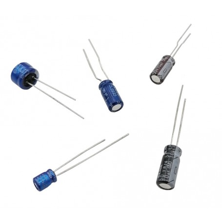 خازن الکترولیتی 10uF / 63V ژاپنی مارک ELNA