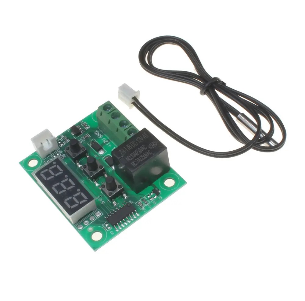 ماژول ترموستات دیجیتال XH-W1209 با نمایشگر و رله 20 آمپر
