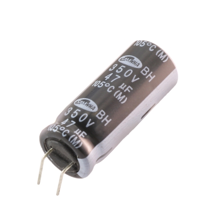 خازن الکترولیتی 47uF / 350V کره ای مارک SAMWHA