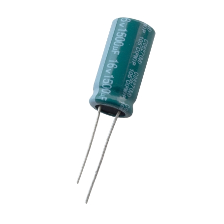 خازن الکترولیتی 1500uF / 16V تایوانی مارک TAICON با طول عمر بالا