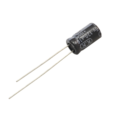 خازن الکترولیتی 120uF / 16V