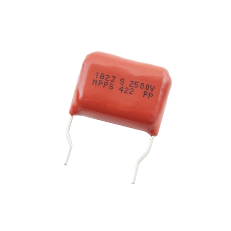 خازن پلی استر 1.8nF / 2500V / 5%