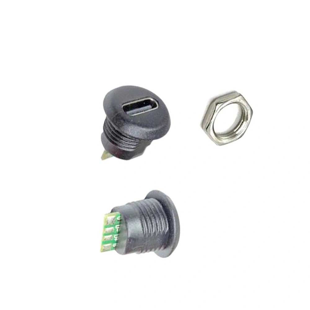 کانکتور مادگی USB Type-C بدون سیم مهره خور