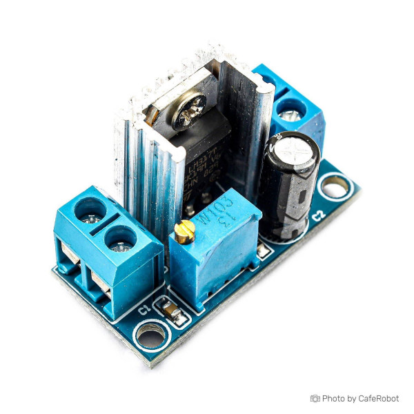 ماژول رگولاتور ولتاژ LM317 کاهنده|خروجی 1.2V-37V/2.2A قیمت مناسب
