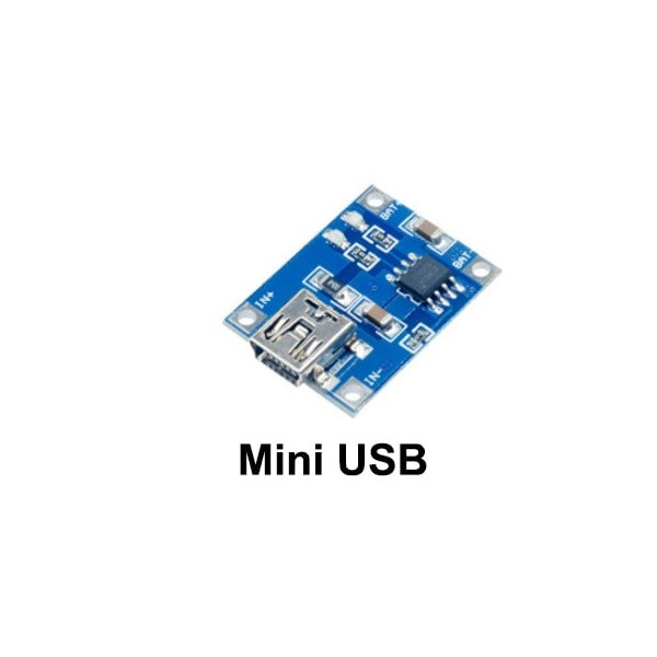 ماژول شارژر باتری لیتیومی TP4056 یک آمپر Mini USB