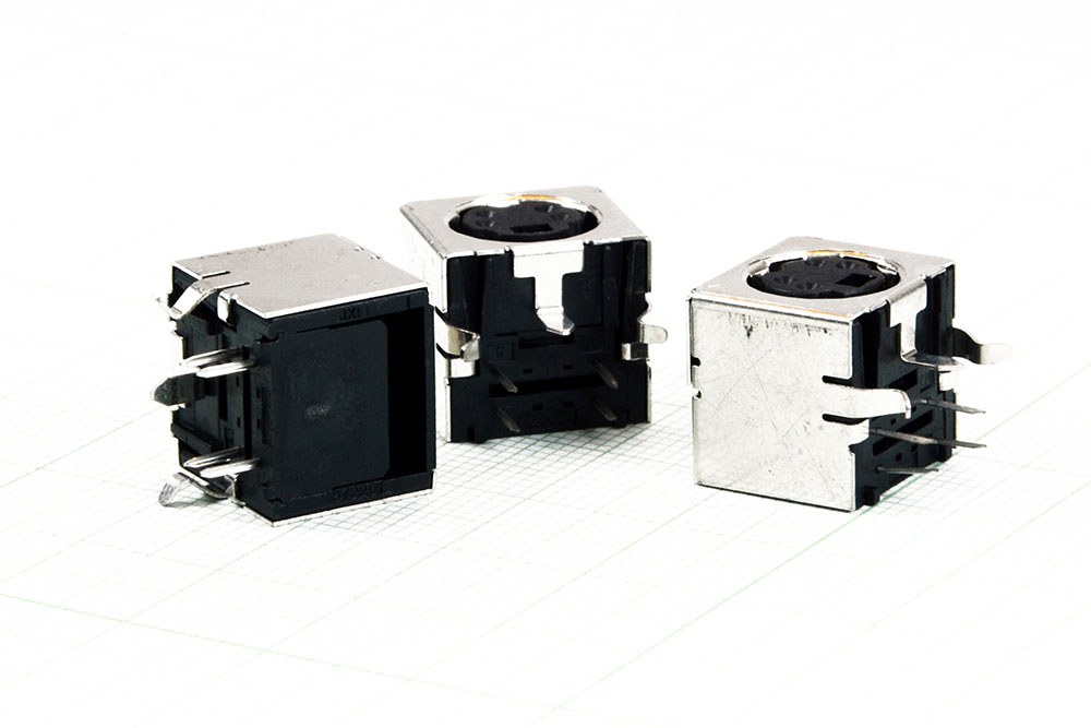 کانکتور PS2 FEMALE CONNECTOR R/A ON BOARD METAL COVER 4PIN / MOLEX SINGAPORE