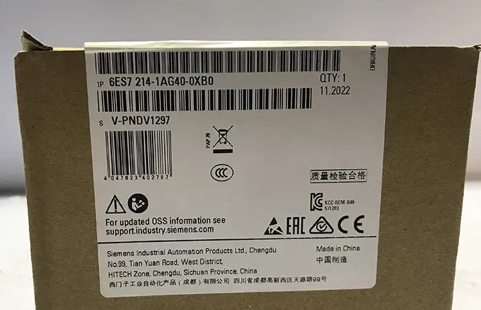 PLC -6ES7214-1AG40-0XB0- Siemens - نو