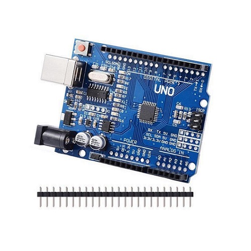 برد آردوینو Arduino UNO SMD با پردازنده ATMEGA328P-AU و مبدل CH340 بدون کابل