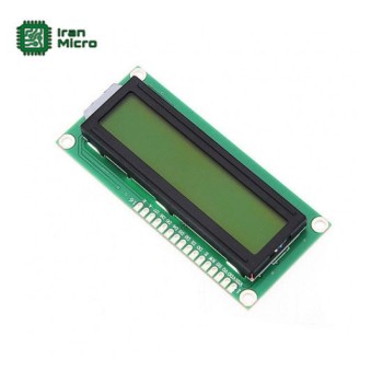 LCD کاراکتری 16*2 بک لایت سبز - MX_110_62C007_17D004_01861