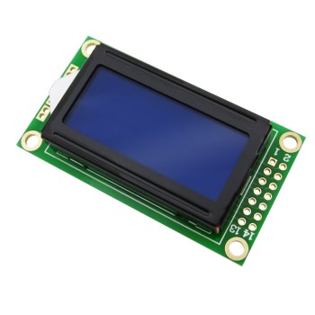 LCD کاراکتری 8*2 بک لایت آبی - RG_110_25C003_000000_01864