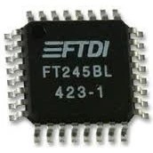 آی سی مبدل USB به پورت موازی FIFO مدل FT245BL پکیج LQFP-32