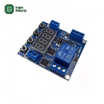 ماژول تایمر تریگر دار 12 ولت - مدل XY-J05 Timer Voltage Trigger Relay - RG_110_000000_000000_14601