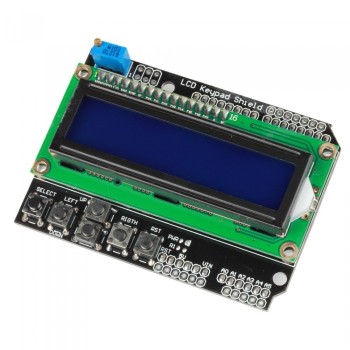 شیلد آردوینو ال سی دی کاراکتری 16*2 - LCD 2X16 Keypad Shield Arduino - RG_110_14D021_25A006_11216