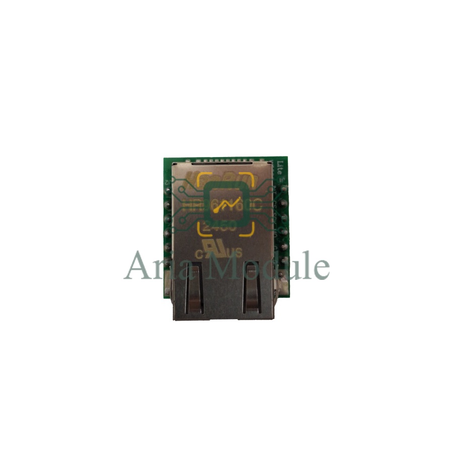 ماژول شبکه W5500 با ارتباط spi برد سبز