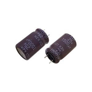 NIPPON 25V 1500uF – خازن الکترولیت ۲۵ ولت 1500 میکرو فاراد سری KZH