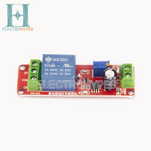​ماژول رله تایمردار ۱۲ ولت مدل HW-010 | Adjustable Delay Timer Relay Module