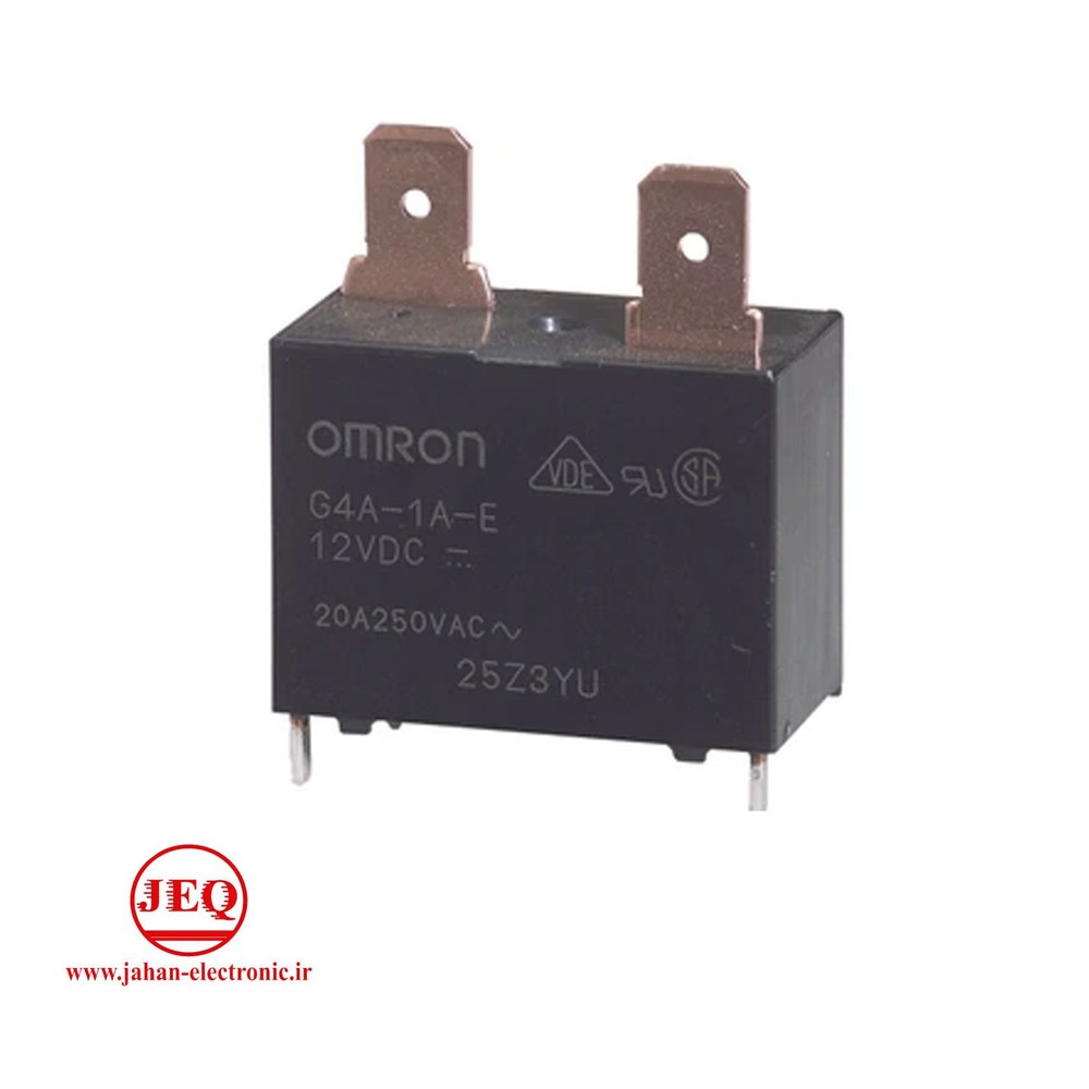 رله 12 ولت 20 آمپر کولرگازی OMRON G4A-1A-E