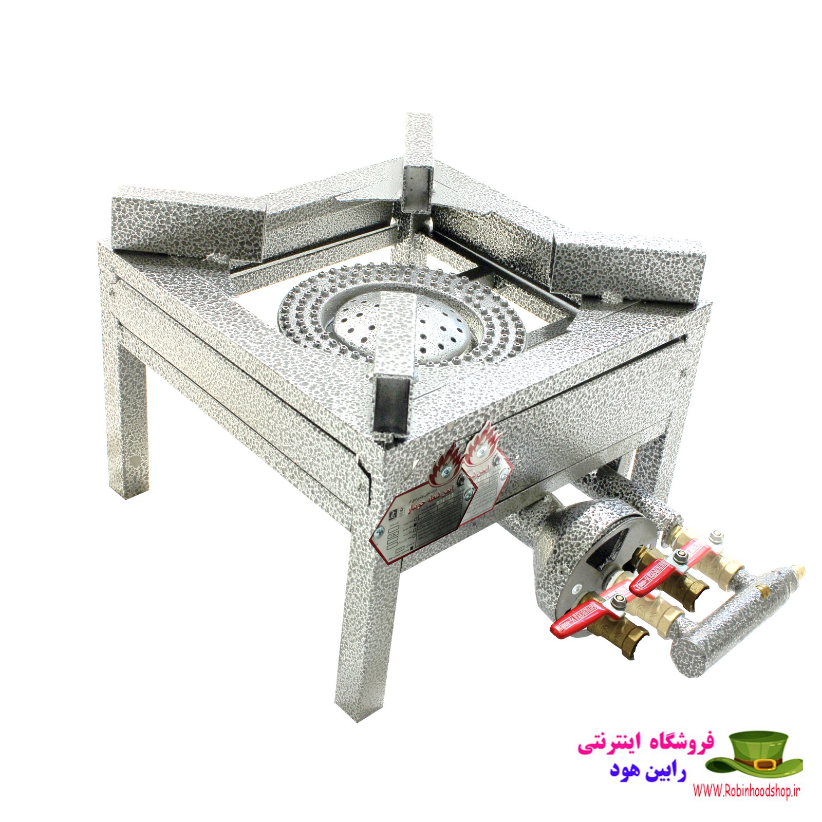 دو شعله کوچک مشعل دار سایز40*40 ایمن شعله