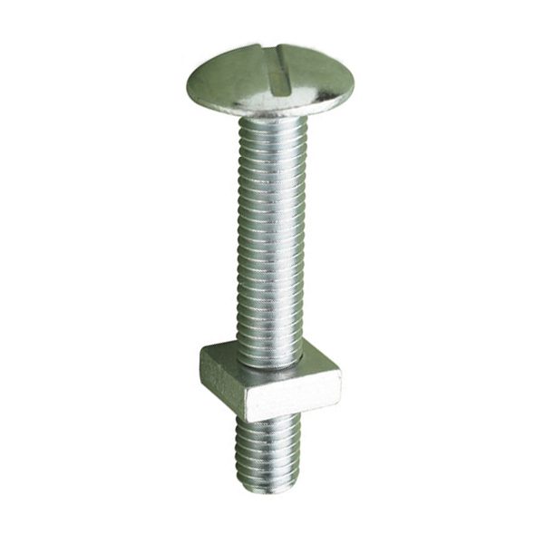 پیچ و مهره آلومینیوم نمره 1/4 سایز 65 میلیمتر بسته 15 عدد