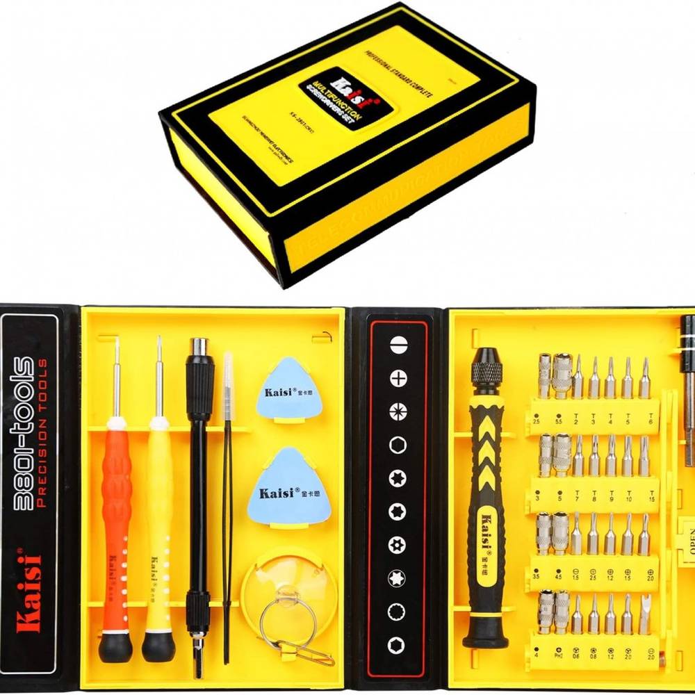 ست پیچ گوشتی 46 قطعه کروم وانادیوم Kaisi KS-3801