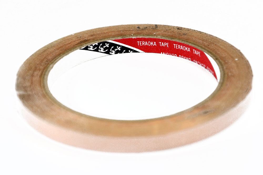 نوار مسی هادی چسب دار ژاپنی SOLDER TAPE 8MILX20M / NITTO JAPAN