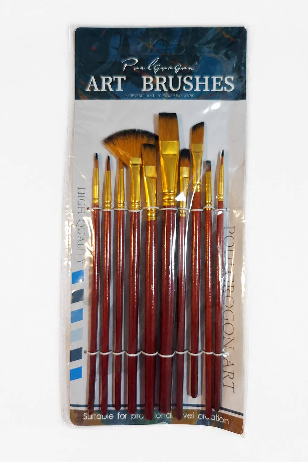 ست قلمو متنوع 10 عددی