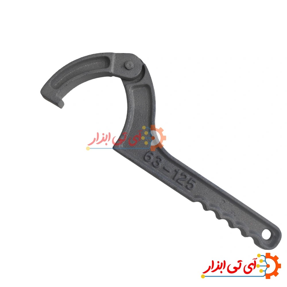 آچار پلی اتیلن متحرک سایز 63 تا 125 چدنی مدل IT-1326