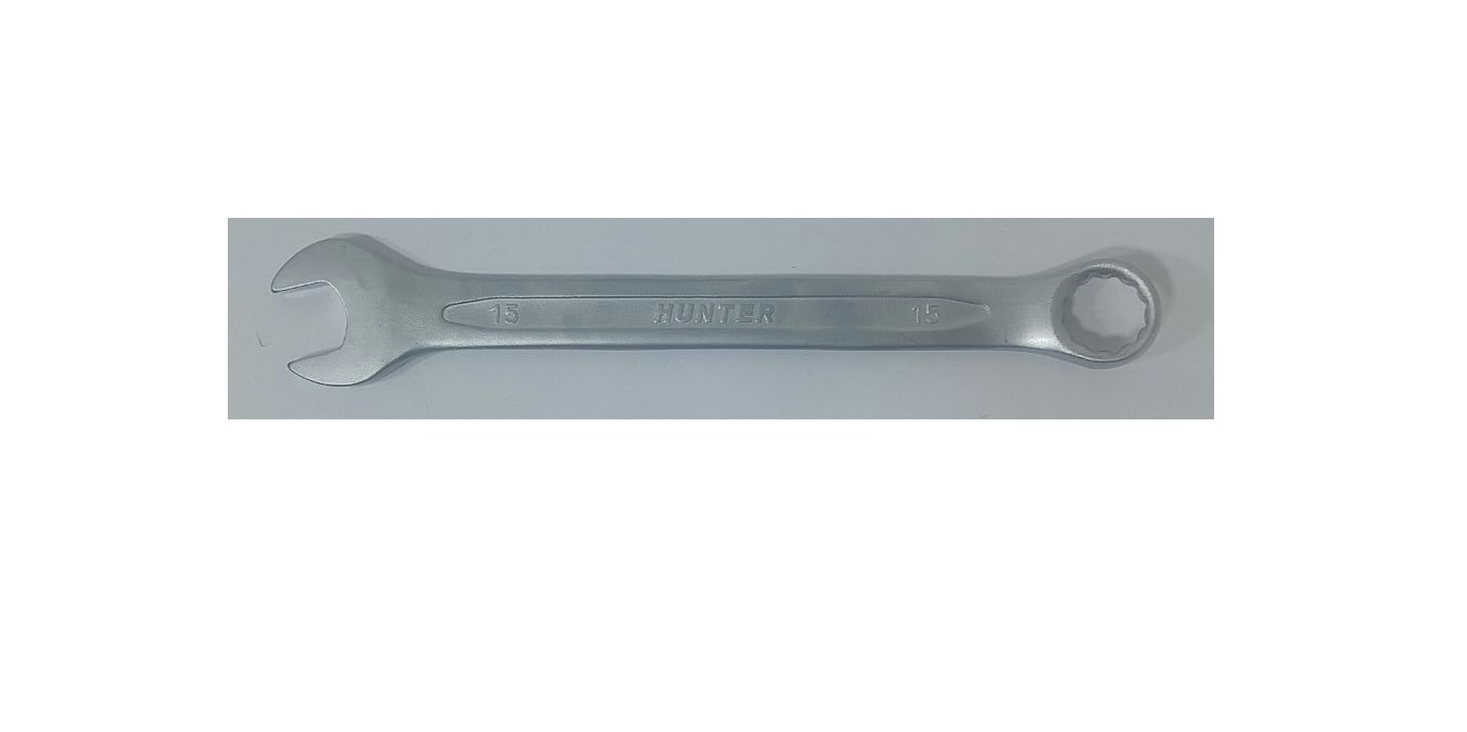 آچار یکسر تخت یکسررینگی Hunter 15mm