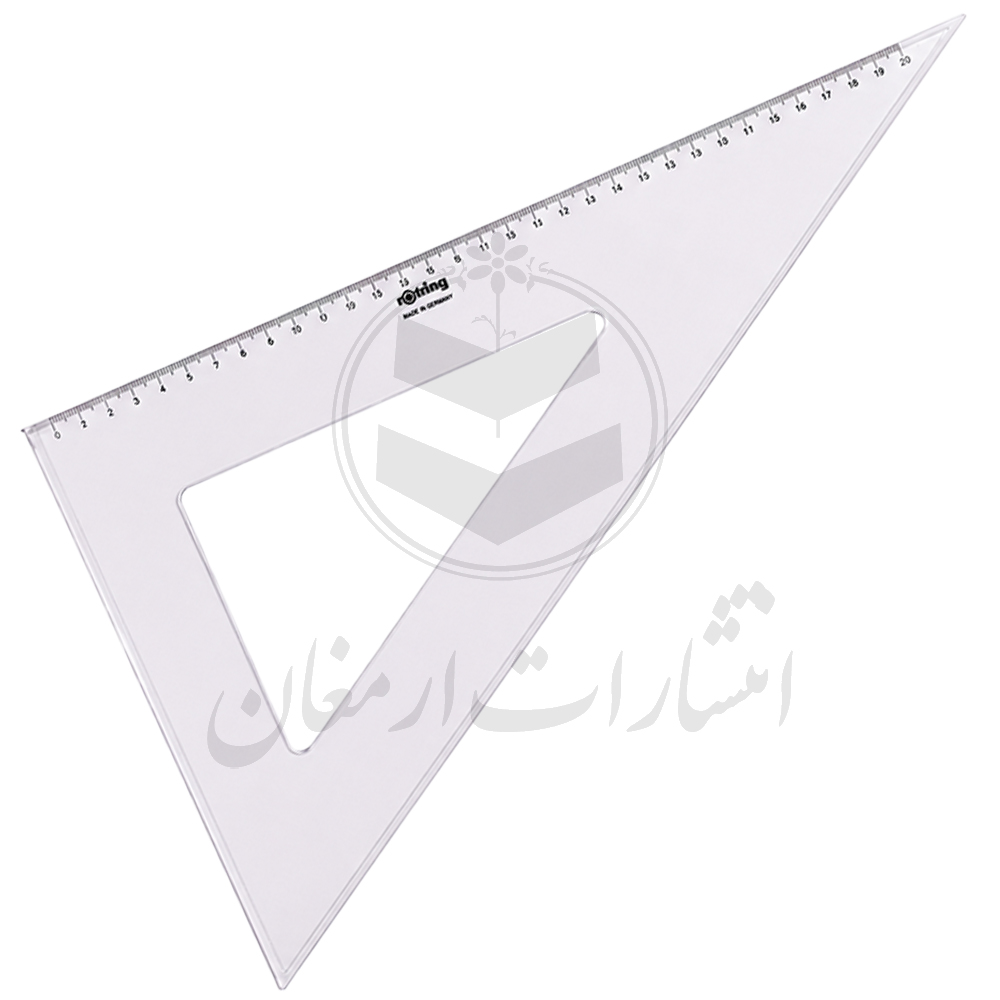 گونیای 60 درجه روترینگ Rotring سایز 25