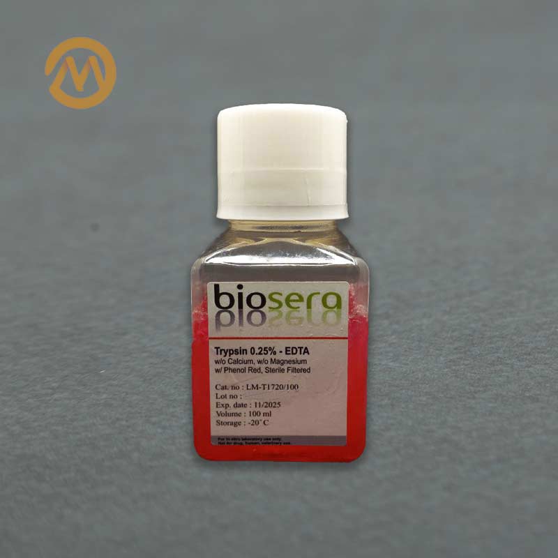 Trypsin-EDTA, 0.25%, Biosera