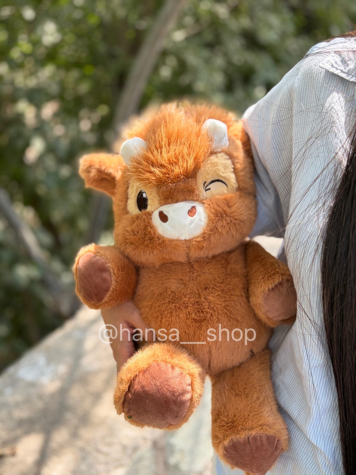 گاو دونده قهوه ای چشمک زن