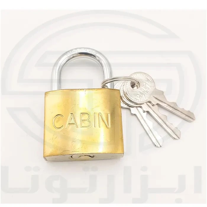 قفل اویز طلایی سایز 50