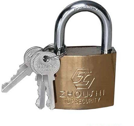 قفل آویز زرد 50 ZHOUSHI