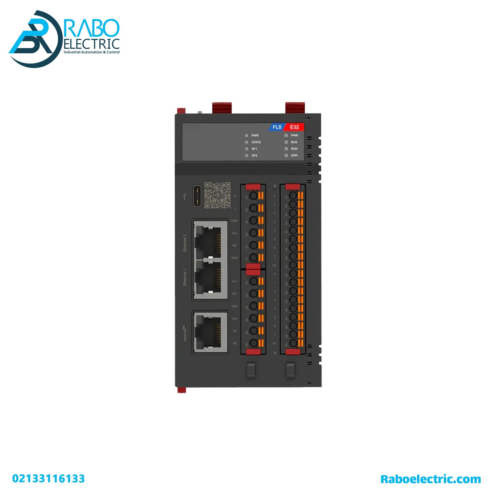 PLC فلکسم 8 محور FL8-E8-D