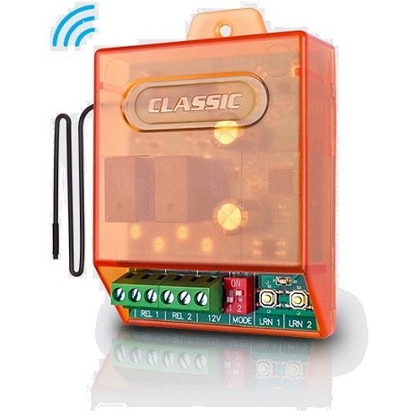 رله بیسیم دزدگیر کلاسیک Wireless 2 Relay 12V