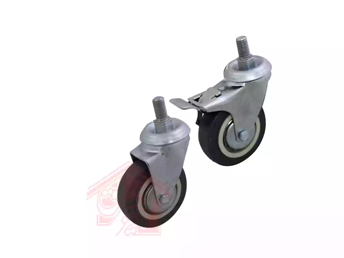 چرخ تخت 7.5 سانت پیچی بیمارستانی