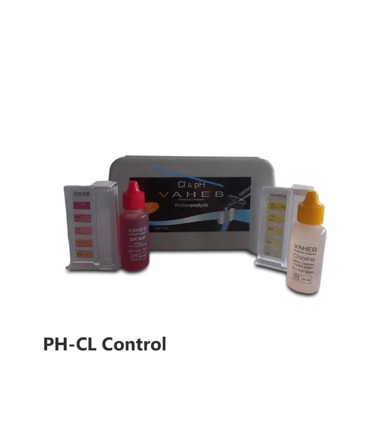 تست کیت اندازه‌گیری pH و کلر برند واهب ایرانی