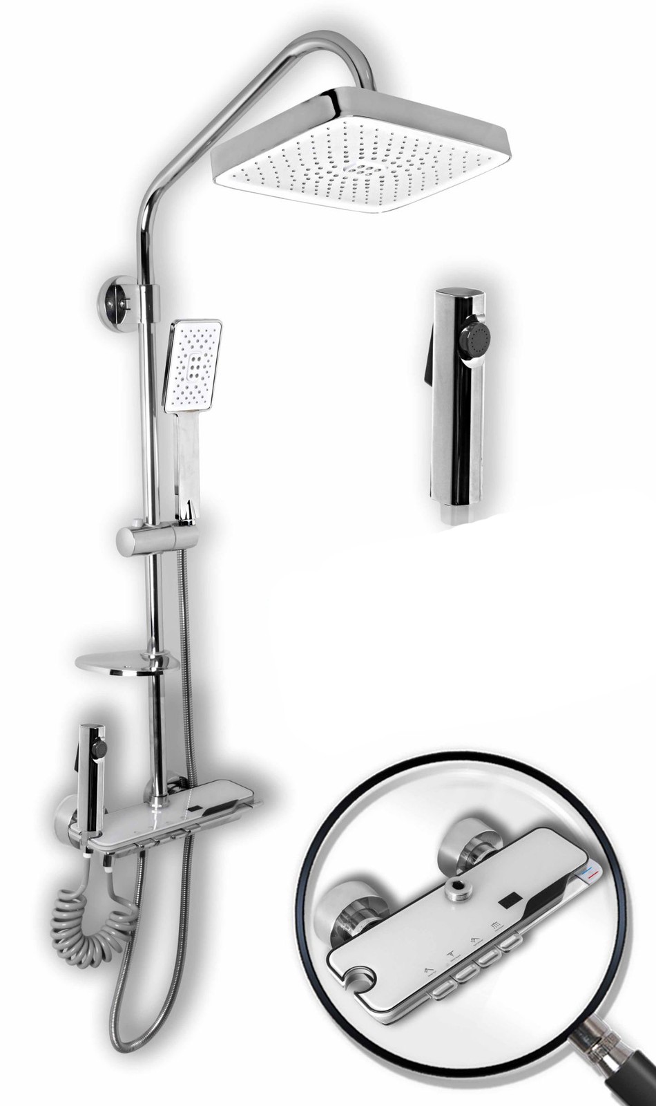 LED علم دوش پیانویی