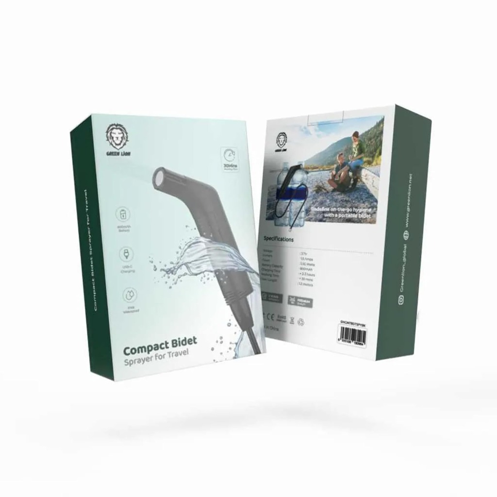 شیلنگ دوش و خودشور گرین لاین مدل Green lion Bidet Compact