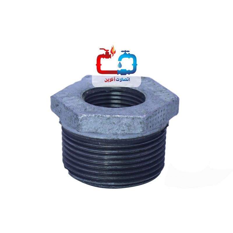 تبدیل دنده‌ای 1/2*2 اینچ گالوانیزه توپی برزیل