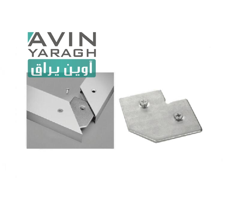 کرنر جوینت(کنجی) پروفیل درب شیشه ای