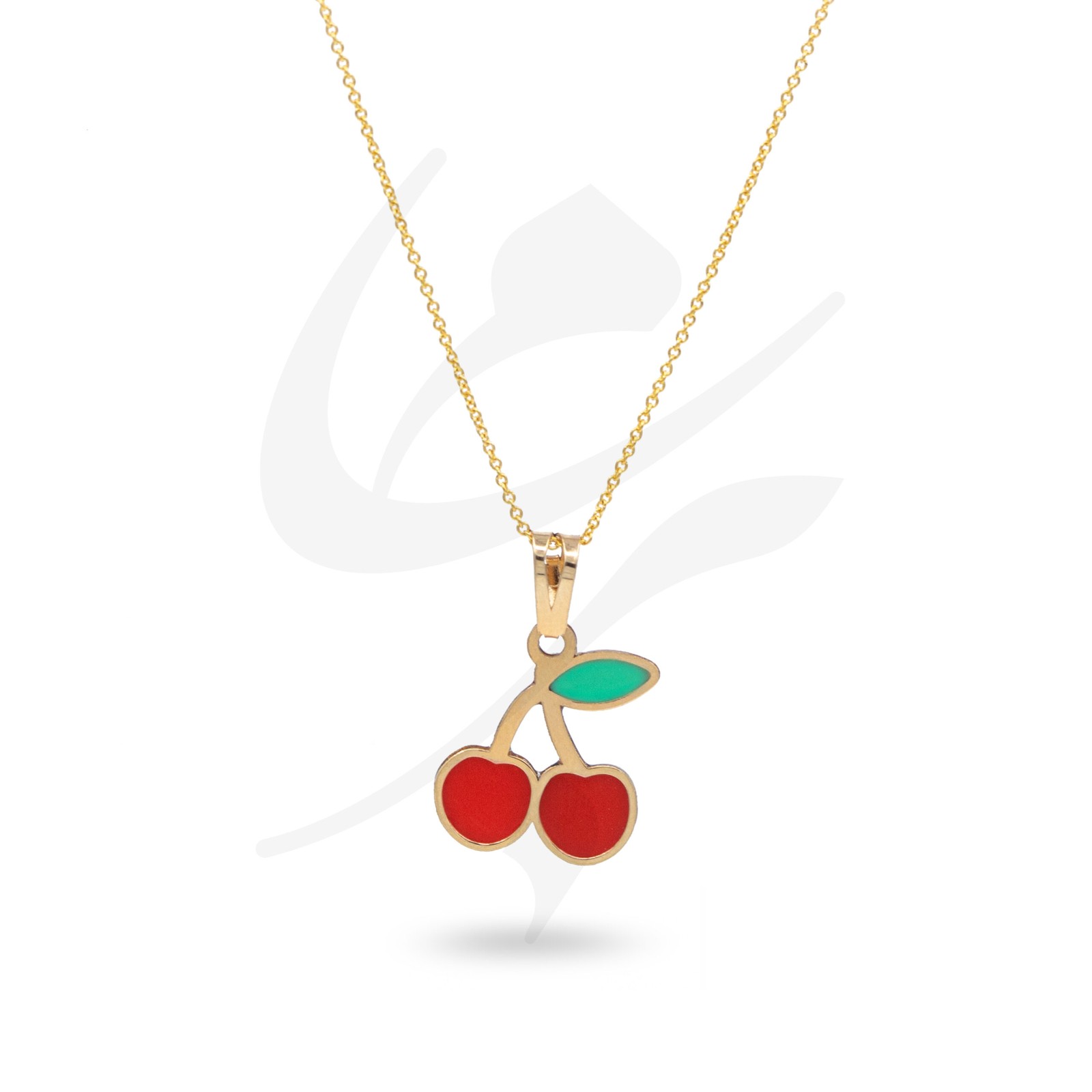 آویز طلا گیلاس کد PDG10123