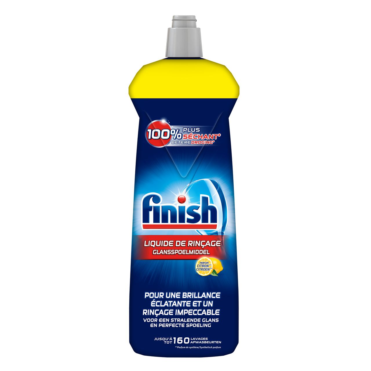 جلا دهنده فینیش – 800 میل – همراه با رایحه لیمو برای درخشش و شستشوی بی عیب و نقص – polish finish with lemon scent