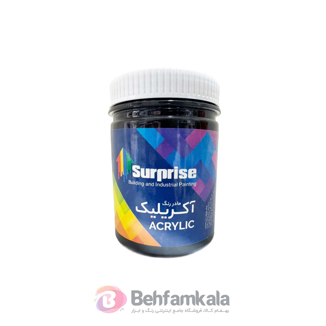 مادر رنگ اکریلیک مشکی سوپرایز
