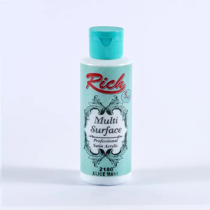 رنگ اکریلیک 120 میل Alice Blue کد 2180 مولتی سرفیس ریچ