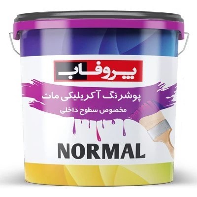 رنگ آکریلیک مات سیلیکونی4لیتری
