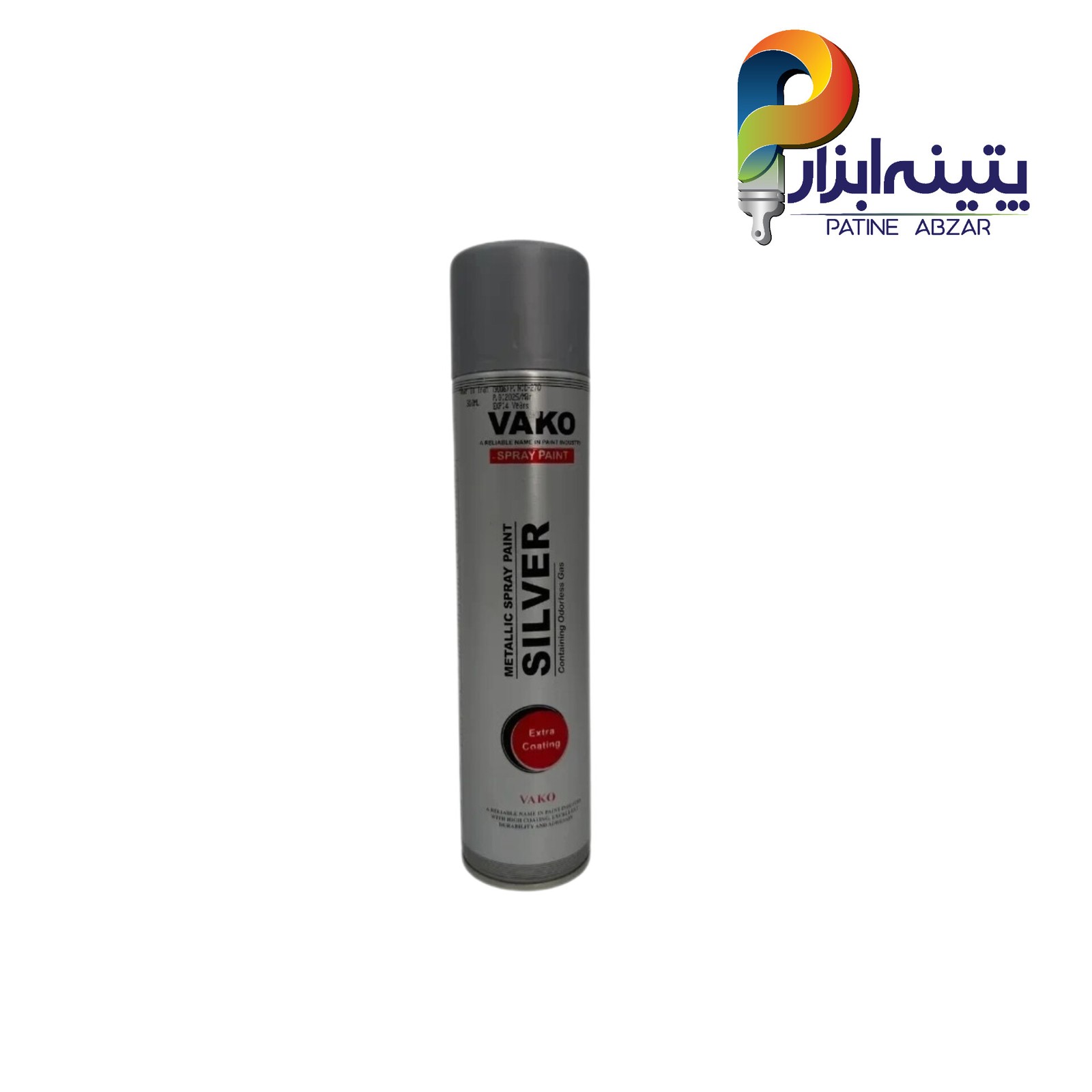 اسپری رنگ نقره ای Vako حجم 300 میل